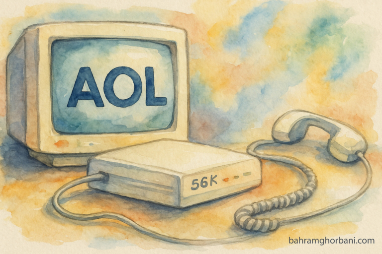 پایان دوران دایل‌آپ: وداع با AOL و میراث اینترنت