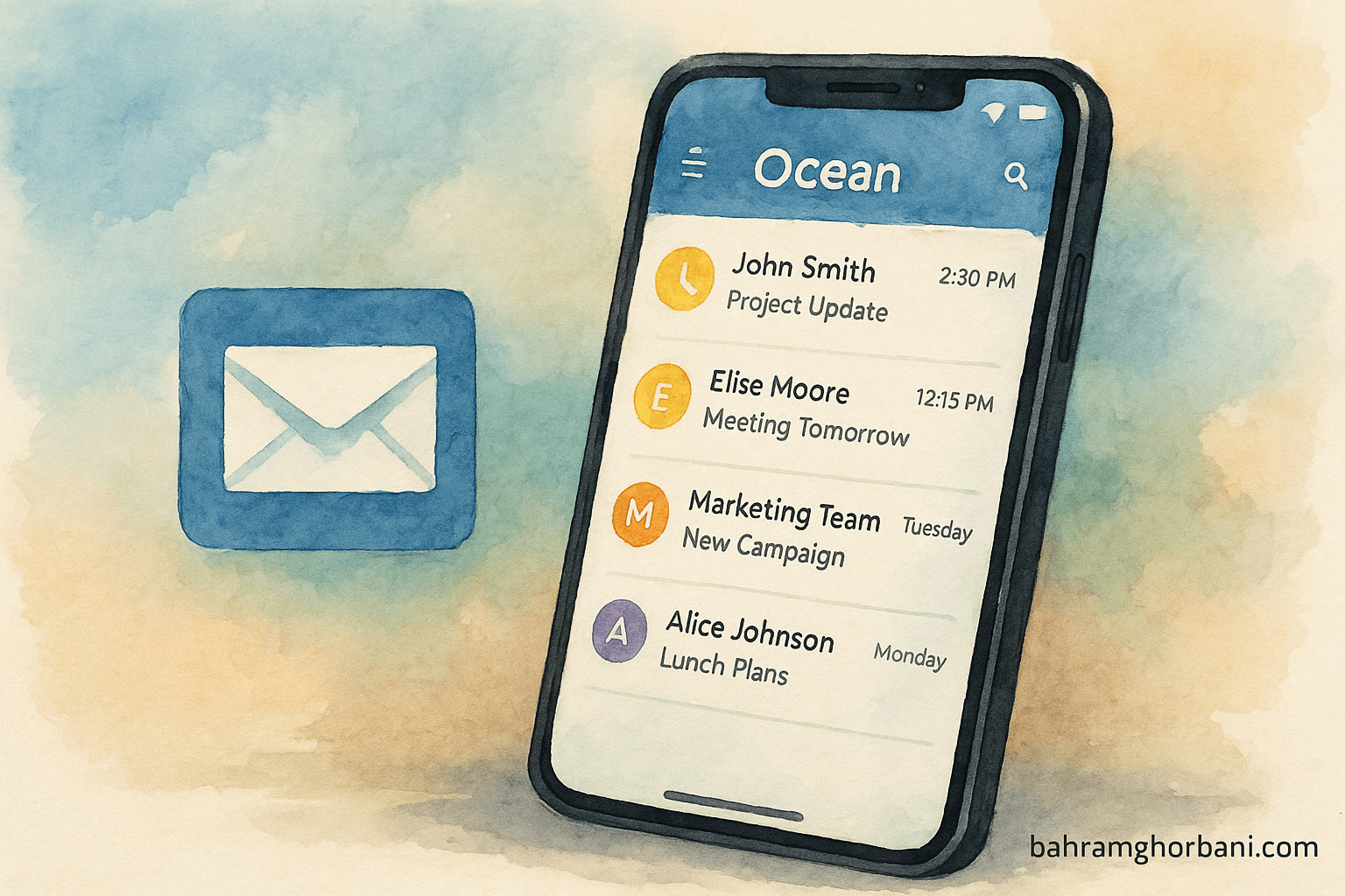 اپلیکیشن Ocean: مدیریت هوشمند ایمیل‌ها و افزایش بهره‌وری در جیمیل
