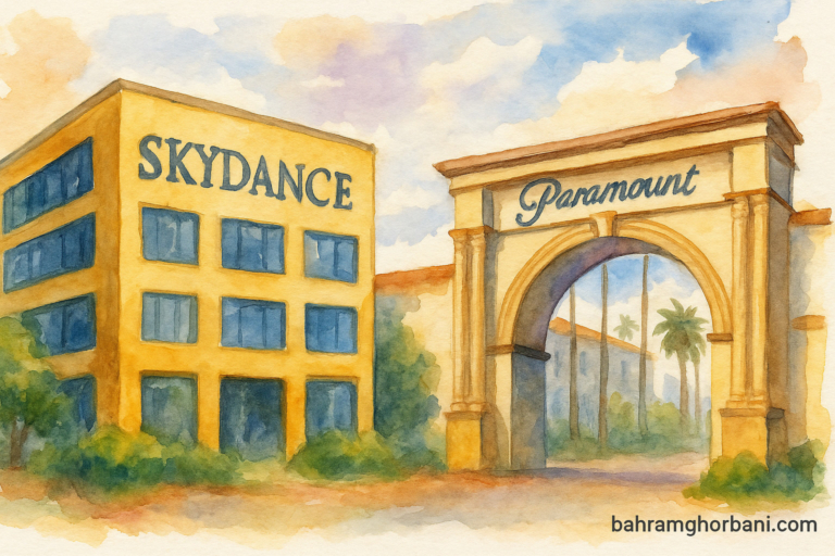 ادغام اسکای‌دنس پارامونت: پیامدها برای صنعت سرگرمی و آینده هالیوود