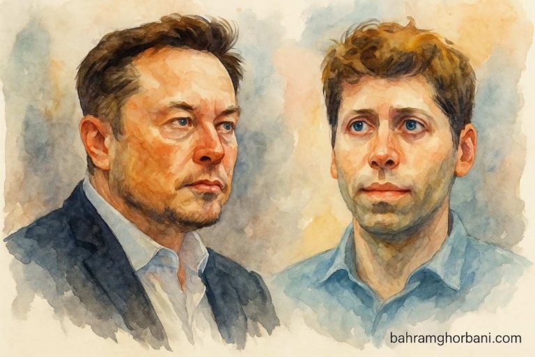 سام آلتمن و ایلان ماسک: رقابت در هوش مصنوعی و آینده فناوری