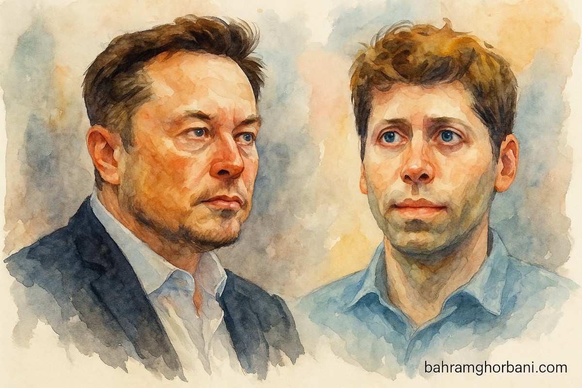 سام آلتمن و ایلان ماسک: رقابت در هوش مصنوعی و آینده فناوری